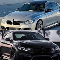 Hengjiayao BMW tükörfedél pár, fényes fekete oldaltükör burkolat F20 F30 F32 sorozathoz - For 1er 2er 3er 4er 4