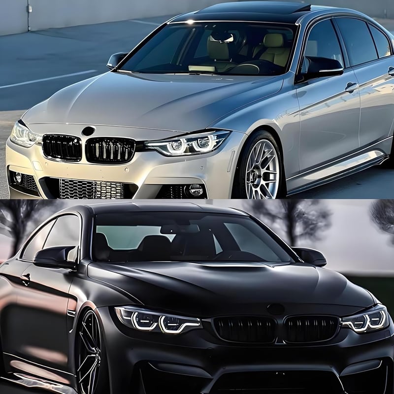 Hengjiayao BMW tükörfedél pár, fényes fekete oldaltükör burkolat F20 F30 F32 sorozathoz - For 1er 2er 3er 4er