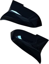 Hengjiayao BMW tükörfedél pár, fényes fekete oldaltükör burkolat F20 F30 F32 sorozathoz - For 1er 2er 3er 4er 6