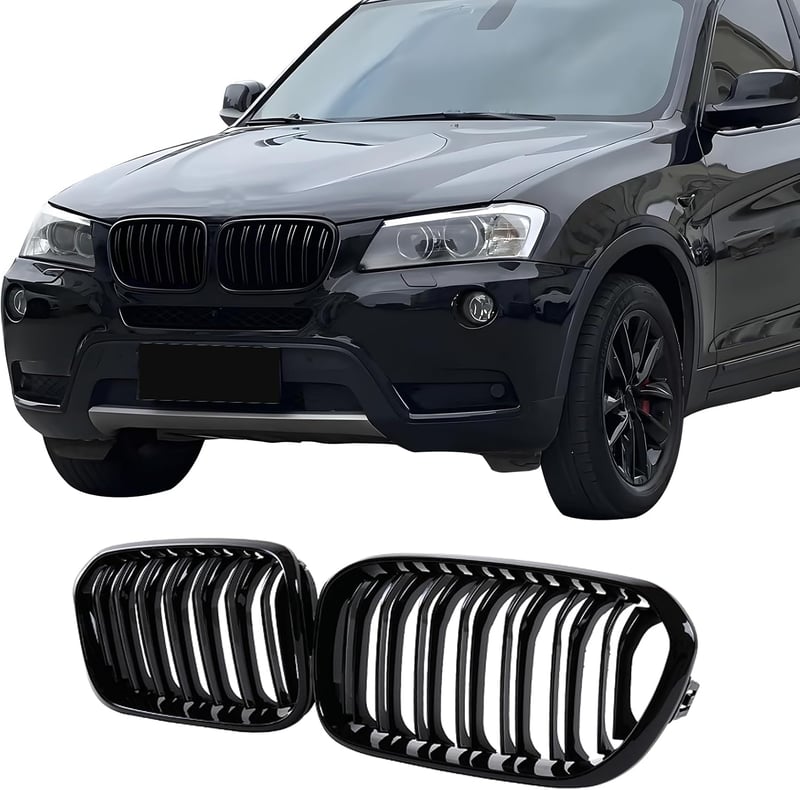 Hengjiayao Fényes Fekete Vese Hűtőrács BMW 3-as Sorozathoz F30 F31 és X3 F25 Modellekhez (2010-2013) - Sport Dupla Híd Dizájn

AI: I've crea