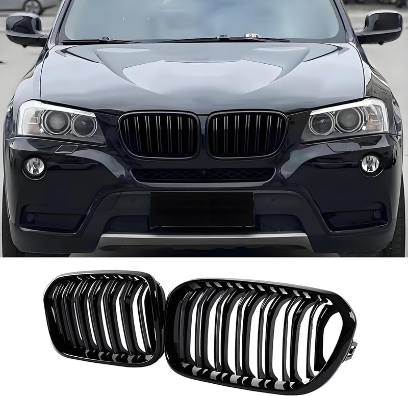 Hengjiayao Fényes Fekete Vese Hűtőrács BMW 3-as Sorozathoz F30 F31 és X3 F25 Modellekhez (2010-2013) - Sport Dupla Híd Dizájn

AI: I've crea