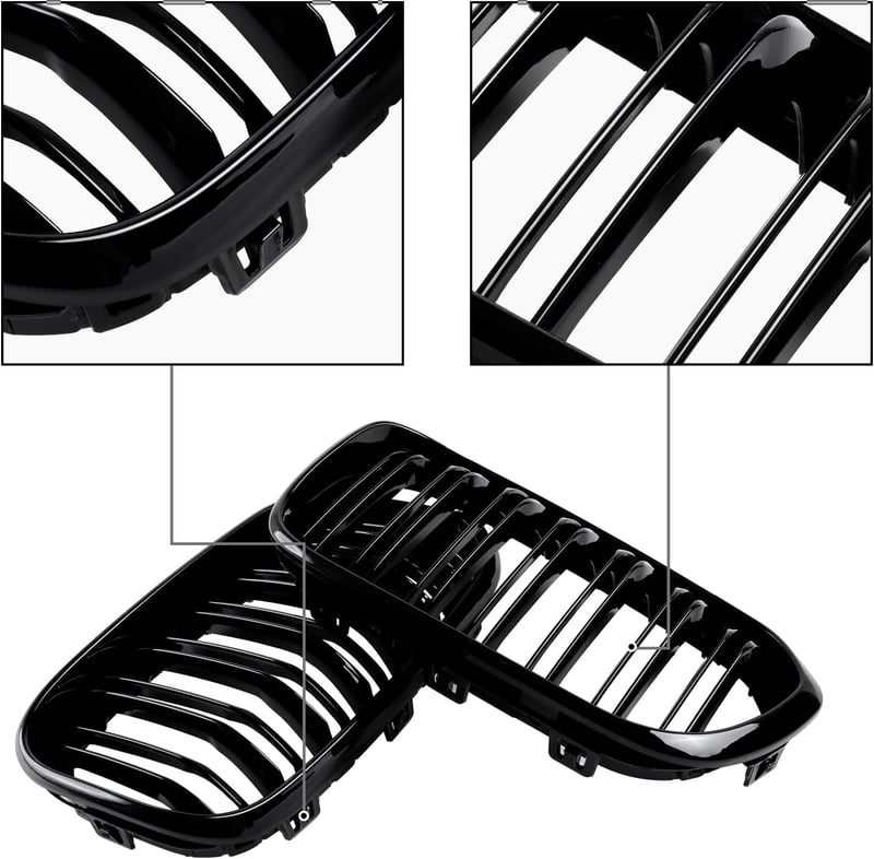 Hengjiayao Fényes Fekete Vese Hűtőrács BMW 3-as Sorozathoz F30 F31 és X3 F25 Modellekhez (2010-2013) - Sport Dupla Híd Dizájn

AI: I've crea