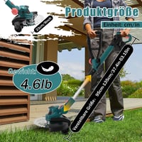 Hengriacly 21V Akkus Fűnyíró Makita Kompatibilis Kefe Nélküli Motor 2x4.0Ah Akkuval 7