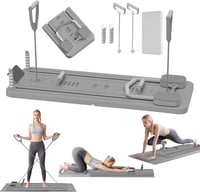 Hengrongshen 5 az 1-ben Pilates Board Összecsukható Reformer Edzőpad Időzítővel 1