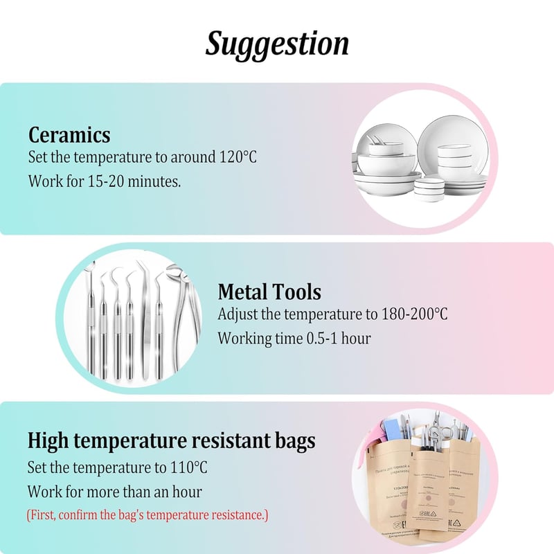 Henlivy 10L Sterilizáló Autokláv 250°C Fodrász Szalon Köröm Spa Eszköz Sterilizáláshoz