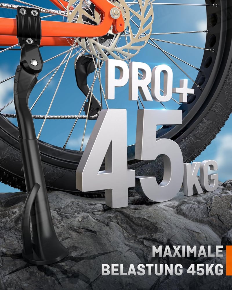 HENMI Állítható Kerékpártámasz 24-29" Méretű Kerékpárokhoz - 45kg Teherbírás, Alumínium, MTB, E-bike, Országúti és Városi Biciklikhez