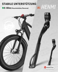 HENMI Állítható Kerékpártámasz 24-29" Méretű Kerékpárokhoz - 45kg Teherbírás, Alumínium, MTB, E-bike, Országúti és Városi Biciklikhez 5
