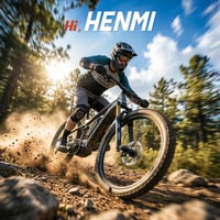 HENMI Výškovo nastaviteľná MTB sedlovka s hydraulickým tlmením – 27.2 / 30.9 / 31.6 mm – s 2 redukčnými vložkami – pre Gravel a E-MTB 8