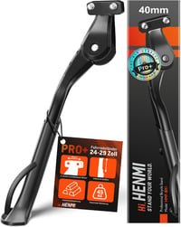 HENMI Bicikli oldaltámasz 24-29 col e bike MTB kétfuratos stabil állvány 40 mm M6 és 18 mm M5 M6 csavar rögzítéshez 1