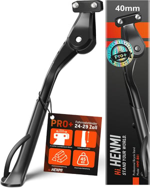 HENMI Bicikli oldaltámasz 24-29 col e bike MTB kétfuratos stabil állvány 40 mm M6 és 18 mm M5 M6 csavar rögzítéshez