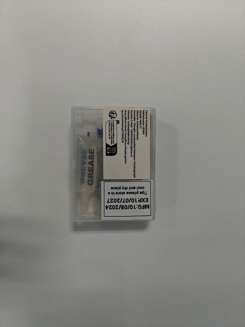 HENMI Hajtókar Leszerelő Készlet Kerékpárokhoz - 14 mm Kulcs, Kenőolajjal és Zsírral - Shimano, Bosch, ISIS, Octalink Kompatibilis Univerzál