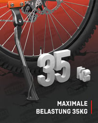 HENMI Bočný stojan na bicykel pre 24-29 palcové bicykle, bočný stojan pre elektrobicykle a MTB bicykle, so skrutkovými otvormi 40 mm M6 a 18 mm M5/M6 6