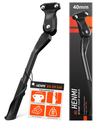 HENMI Bočný stojan na bicykel pre 24-29 palcové bicykle, bočný stojan pre elektrobicykle a MTB bicykle, so skrutkovými otvormi 40 mm M6 a 18 mm M5/M6 1