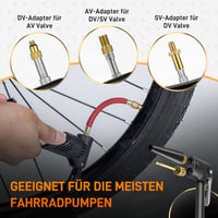 HENMI Kerékpár Szelep Adapter Szett - HMV-Y03 4