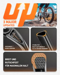 Univerzálny hliníkový bočný stojan na bicykel HENMI Pro+ pre 24-29 palcové kolesá, s protišmykovou gumovou pätkou, vhodný pre e-biky, MTB, trekingové a mestské bicykle 3