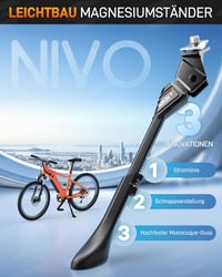 Cric central reglabil HENMI pentru biciclete de 24-29 inchi, biciclete electrice, mountain bike, biciclete de trekking și de oraș 3