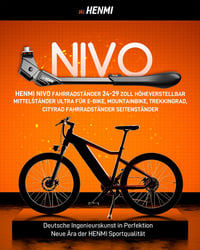 Cric central reglabil HENMI pentru biciclete de 24-29 inchi, biciclete electrice, mountain bike, biciclete de trekking și de oraș 8