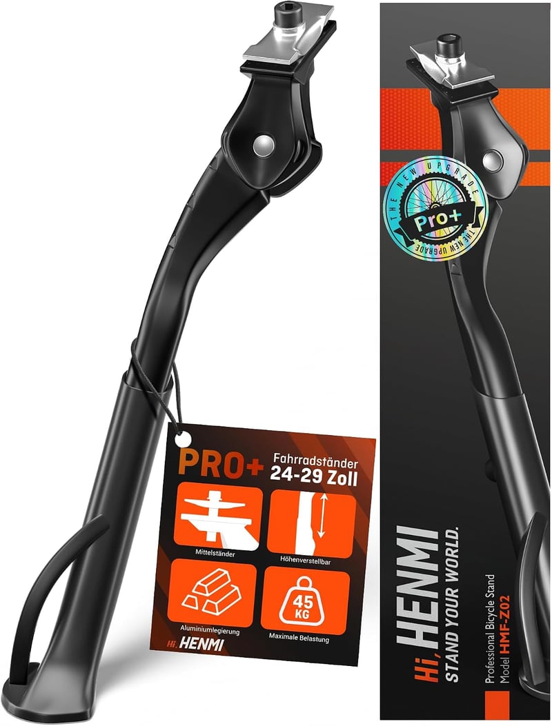 HENMI Pro+ középsztender kerékpárállvány magasságállítható - 24-29 colos