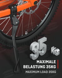 HENMI Univerzális Kerékpártámasz 24-29 Colos Kerékpárokhoz - 35-45 kg Teherbírás, Állítható Magasság, Stabil Tartás MTB, Trekking és Városi 5