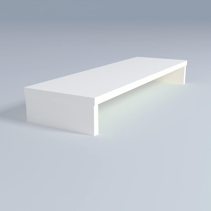Henor Fa TV Állvány 110x35x15 cm Fehér 60 kg Terhelhetőség