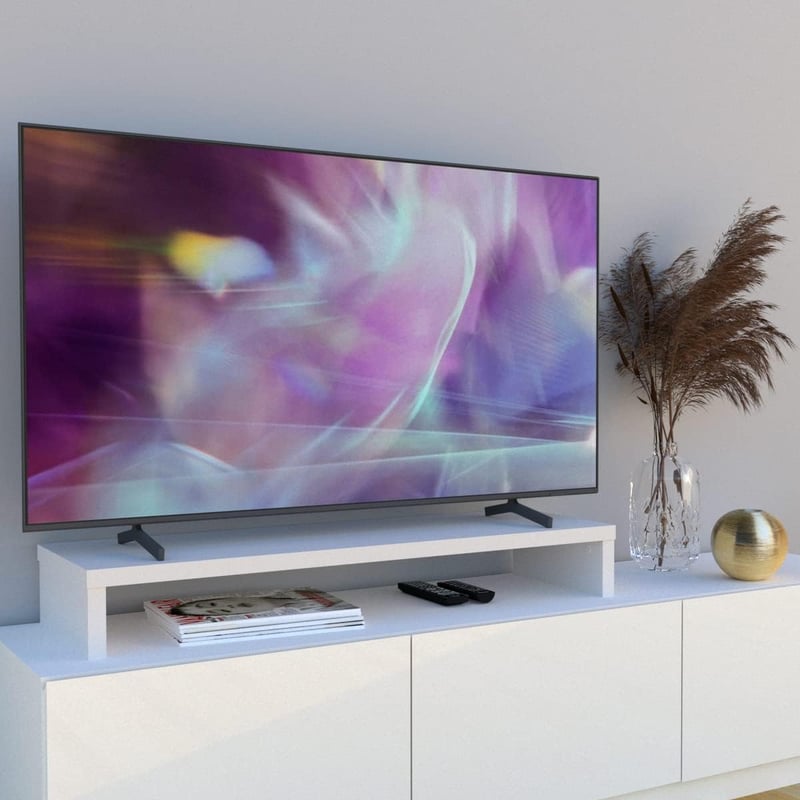 Henor Fa TV Állvány 110x35x15 cm Fehér 60 kg Terhelhetőség