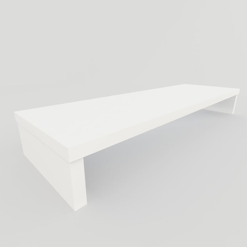 Henor Fa TV Állvány 110x35x15 cm Fehér 60 kg Terhelhetőség