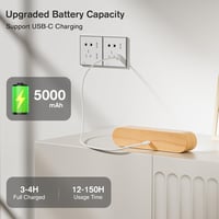 Hensam LED fali lámpa éjjeli asztali világítás, vezeték nélküli, dimmer, 5 színhőmérséklet 2