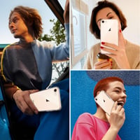 Hensinple iPhone SE 2020 / SE 2022 / 8 / 7 nárazuvzdorný kryt s 9H ochranným sklom na displej, TPU outdoorový obal s ochranou fotoaparátu – priehľadný 5