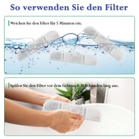 Herboom 28 ks filtrov do fontánky pre mačky pre napájačku Downypaws 2,5 l, s aktívnym uhlím a ionexovou živicou, kompatibilné s DPWFP6 (14 náhradných filtrov + 14 predfiltrov) 5
