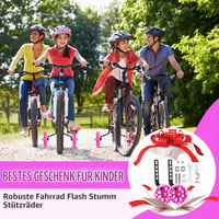 Bicicletă pentru copii Herbst Villogó cu roți ajutătoare, accesoriu pentru bicicletă cu înălțime reglabilă - Roz 7