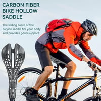 HERCHR Ergonomikus Kerékpár Nyereg, Pókháló Stílusú Üreges Ülés, Szénszálas Ultrakönnyű MTB Nyereg Országúti és Hegyi Kerékpárokhoz 4