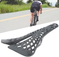HERCHR Ergonomikus Kerékpár Nyereg, Pókháló Stílusú Üreges Ülés, Szénszálas Ultrakönnyű MTB Nyereg Országúti és Hegyi Kerékpárokhoz 9