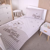 Herding Baby Best Kisgyermek Ágynemű Szett, Jana Kedvenc Személy, Kétoldalas Motívum, Pamut - Standard version, White/Opulent Garden 3