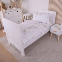 Herding Baby Best Kisgyermek Ágynemű Szett, Jana Kedvenc Személy, Kétoldalas Motívum, Pamut - Standard version, White/Opulent Garden 5