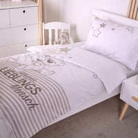 Herding Baby Best Kisgyermek Ágynemű Szett, Jana Kedvenc Személy, Kétoldalas Motívum, Pamut - Standard version, White/Opulent Garden 4