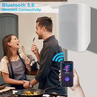 Herdio 6.5" 400W Bluetooth Kültéri Hangszóró Vízálló Fehér 2