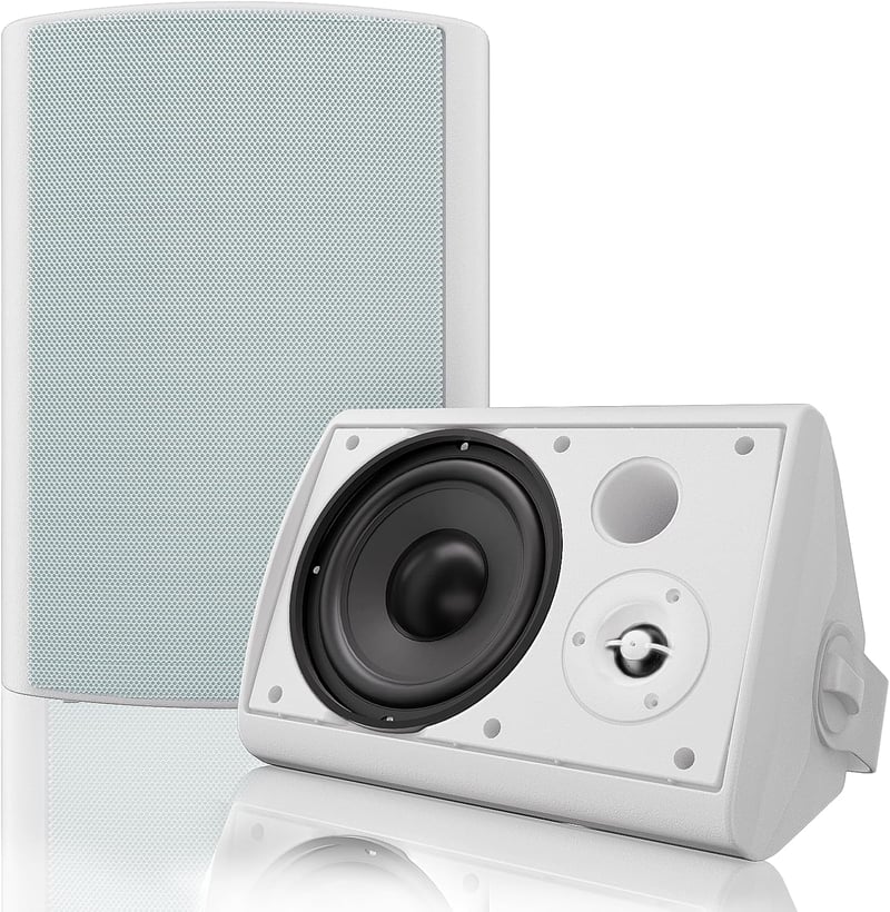 Herdio 6.5" 400W Bluetooth Kültéri Hangszóró Vízálló Fehér