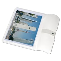 Herlitz 11292935 Priehľadné zakladače A4 s patentom, z PP materiálu, biele 2