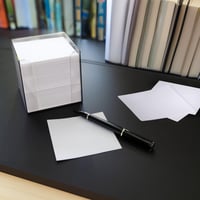 Herlitz 1603000 Set de fișe de schimb pentru cutie de indexare, 9x9 cm, 700 coli, Alb 5
