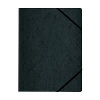 Mapă cu elastic Herlitz A4, Quality, negru, set 5 bucăți, cu colțare elastice 1