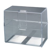 Kartotékový box Herlitz A7 – priehľadný 2