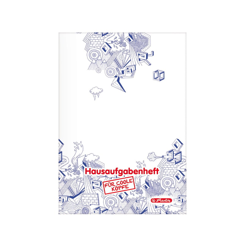 Školský zošit na domáce úlohy Herlitz A5, 48 listov, bezdrevný papier, 80 g/m²