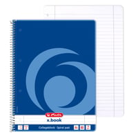 Špirálový zápisník Herlitz Collegeblock A4, linajkový, lineatúra 27, 80 listov, balenie 5 ks 3