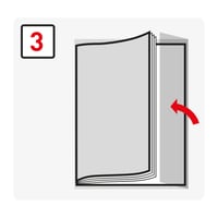 Folie autoadezivă pentru protecția cărților Herlitz Easy Cover cu etichetă pentru nume, dimensiune reglabilă, 5 bucăți 5