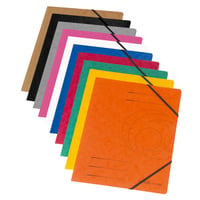 Dosar cu elastic A4 Herlitz, verde, set de 5 bucăți 2