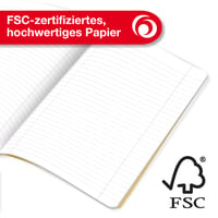 Caiet școlar Herlitz A4 dictando, cu margine, 16 file, set de 10 bucăți 6