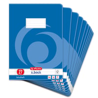 Caiet școlar Herlitz A4 dictando, cu margine, 16 file, set de 10 bucăți 1