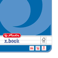 Caiet școlar Herlitz A4 dictando, cu margine, 16 file, set de 10 bucăți 5