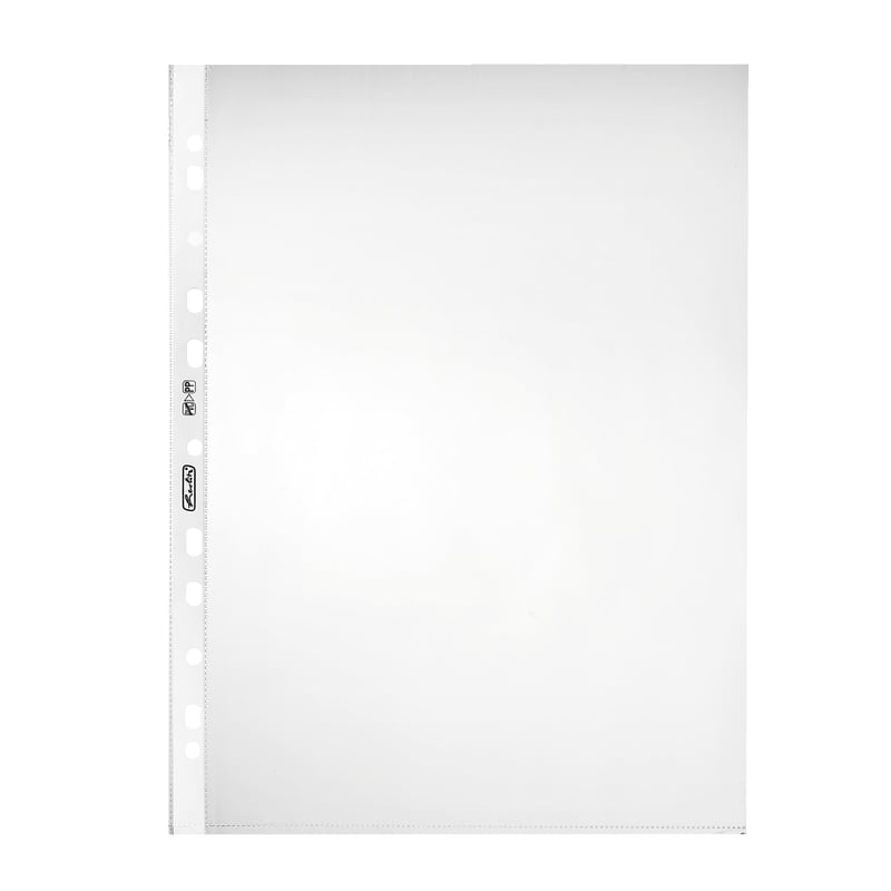 Herlitz zakladač na dokumenty A4, priehľadný, hrúbka 0,06 mm, polypropylén, balenie 100 ks