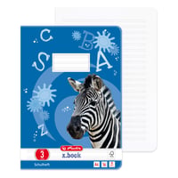 Školský zošit Herlitz A4 linajkový, 3. ročník, lineatúra 3, 16 listov, balenie 10 ks, so zaoblenými rohmi, bezdrevný papier 80 g/m² 3